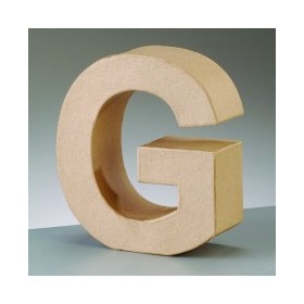 Letra CartÃ³n "G" 17,5 x 5,5 cm DO-AR