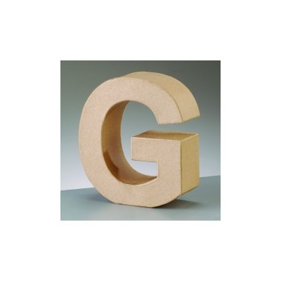 Letra CartÃ³n "G" 17,5 x 5,5 cm DO-AR