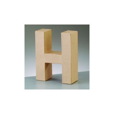 Letra CartÃ³n "H" 17,5 x 5,5 cm DO-AR