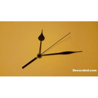Juego de Agujas de Reloj de 19 cm: Accesorio esencial para proyectos de relojería y decoración.