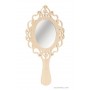 "Agrega un toque de encanto y sofisticación a tu hogar con nuestro marco espejo estilo princesa"