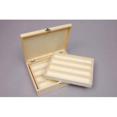 "Orden y estilo en una sola caja: guarda y decora tus cápsulas Nespresso con nuestra caja de madera personalizable".