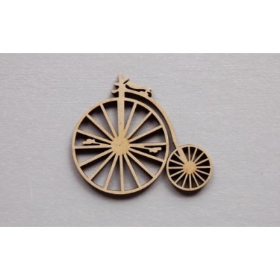 Miniatura de Bicicleta de Madera - Artesanal y Decorativa