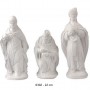 Imagen de los Reyes Medianos de 22 cm en álamo, ideales para decorar tu Nacimiento o Belén.