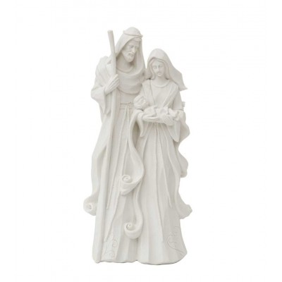 "Sagrada Familia de 18x8x37 cm - Escultura Religiosa de Gran Tamaño"
