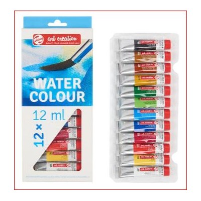 TALENS ESTUCHE DE ACUARELAS 12 UND ART-CRTEATION